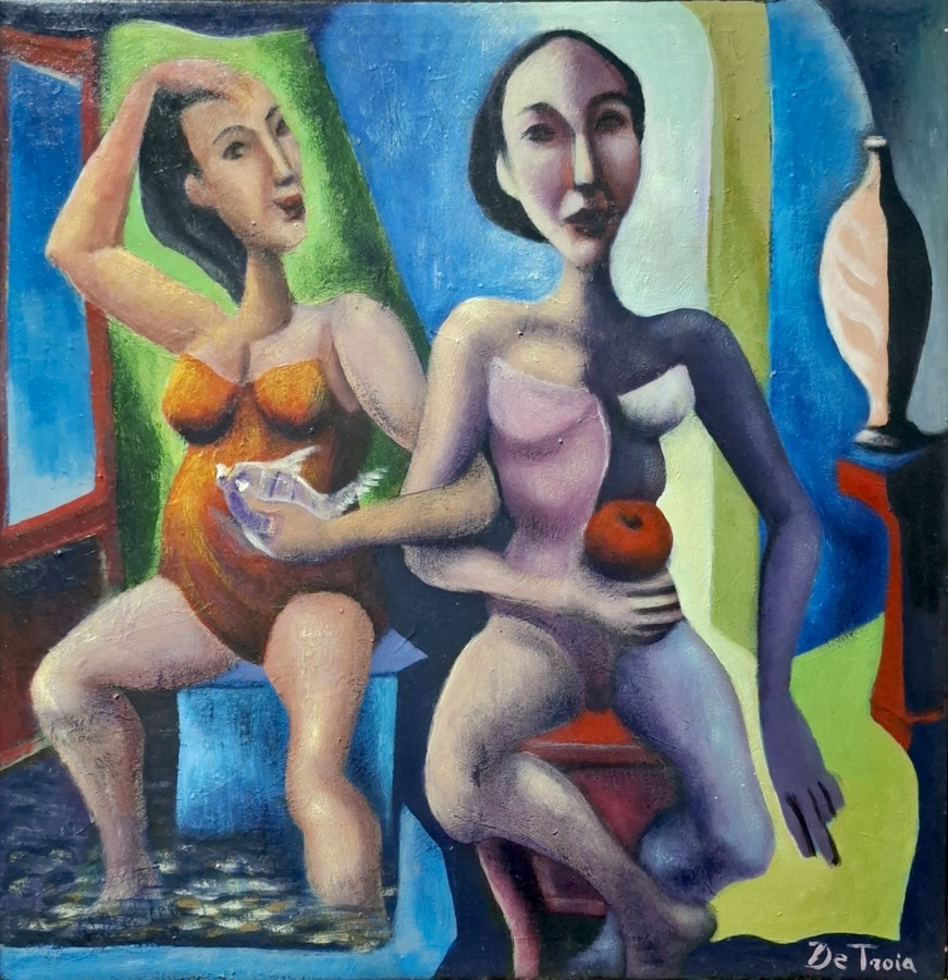 SOTTO IL SEGNO, acrilico su tela, 2015