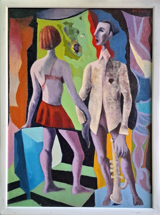 L'INCONTRO, acrilico su tela, 2015