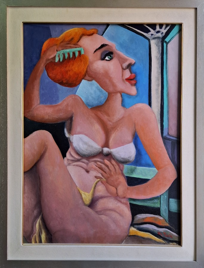 IL BANANO, acrilico su tela, 2016