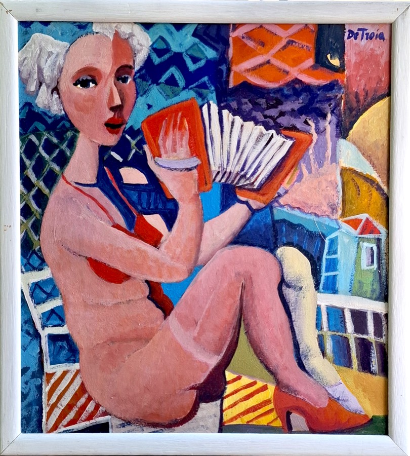 L'ORGANETTO, acrilico su tela, 2019