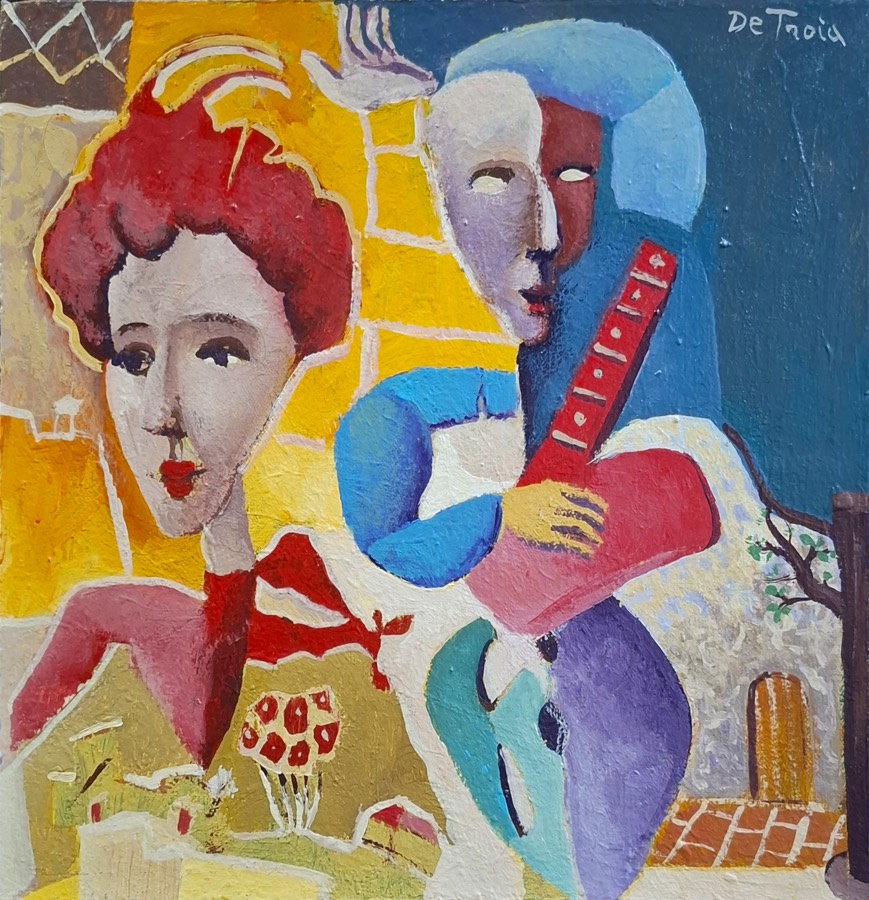 SINDROME DELLA STRADA, acrilico su tela, 2020
