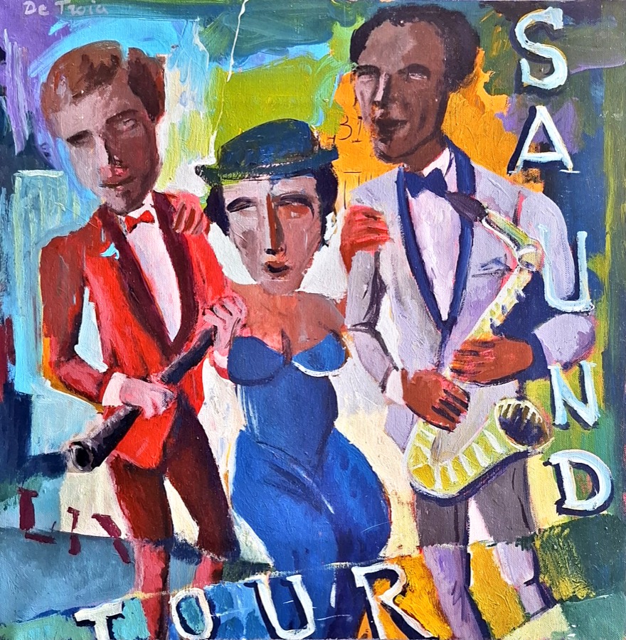 TOUR SOUND LIVE, acrilico su tela, 2020