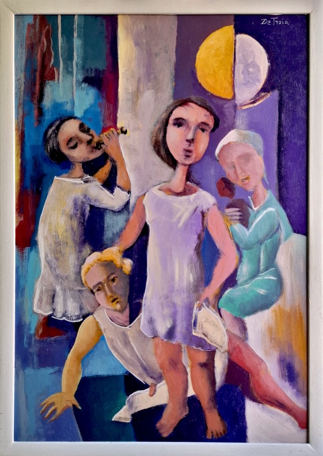 CHILDREN, acrilico su tela, 2020