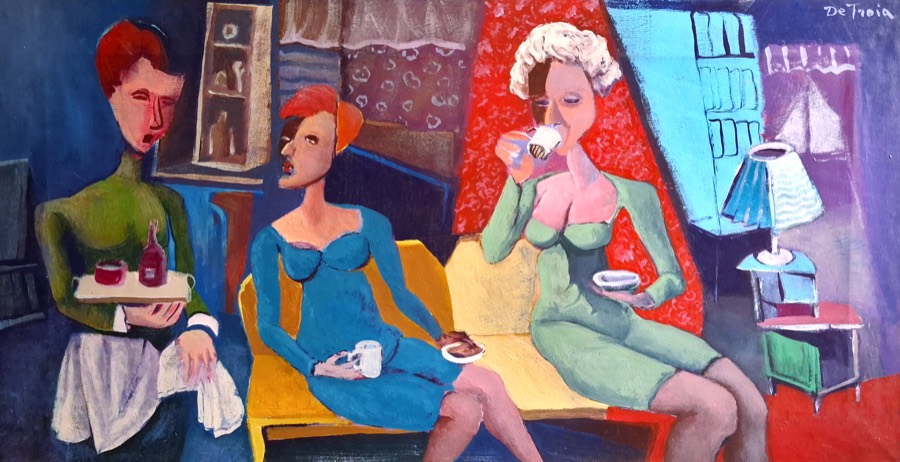 A CASA DI ALICE, acrilico su tela, 2020