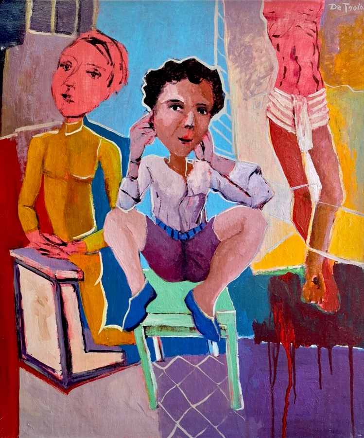 COMPIETA, acrilico su tela, 2020