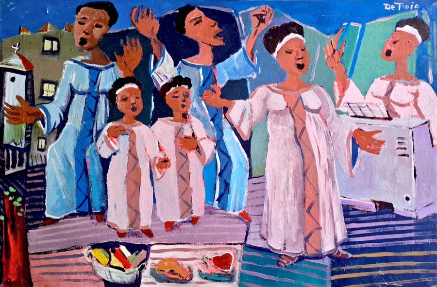 GOSPEL, acrilico su tela, 2020