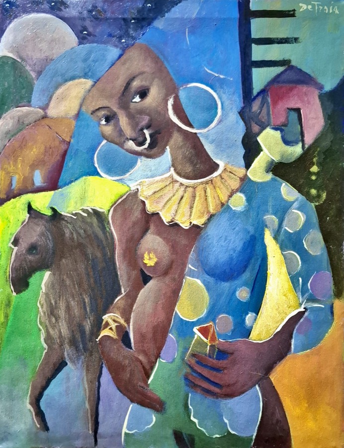 LIBERTY, acrilico su tela, 2024