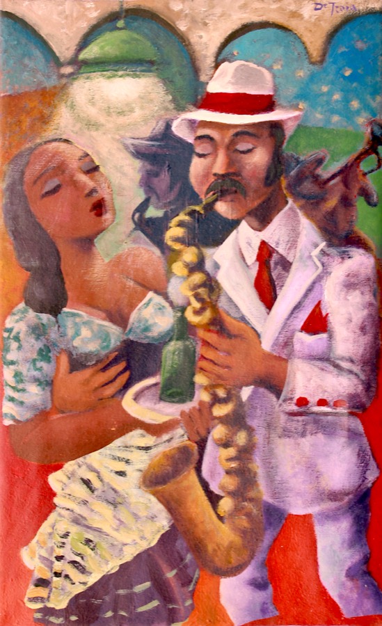 LUIS, acrilico su tela, 2025